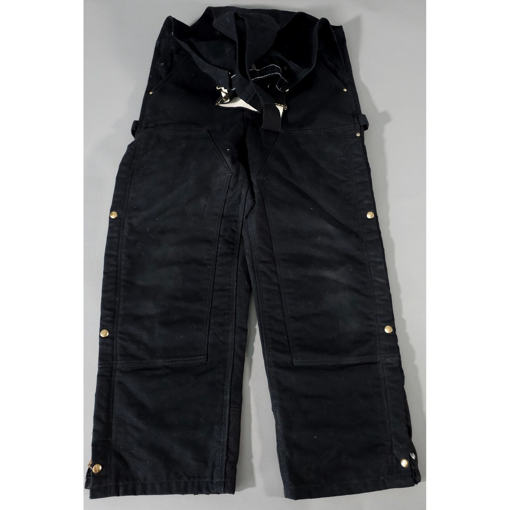 Carhartt Black Men's Work Jeans with Hammer Loop